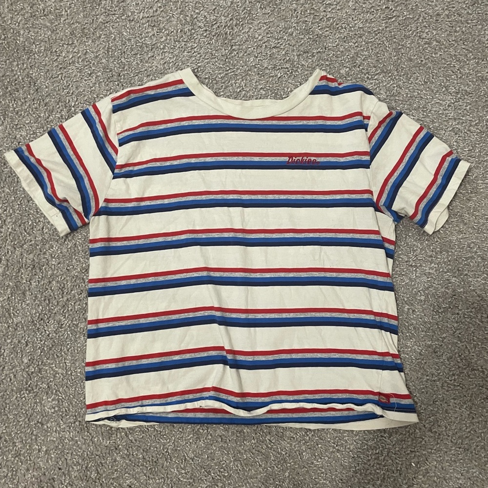 striped Dickies tee